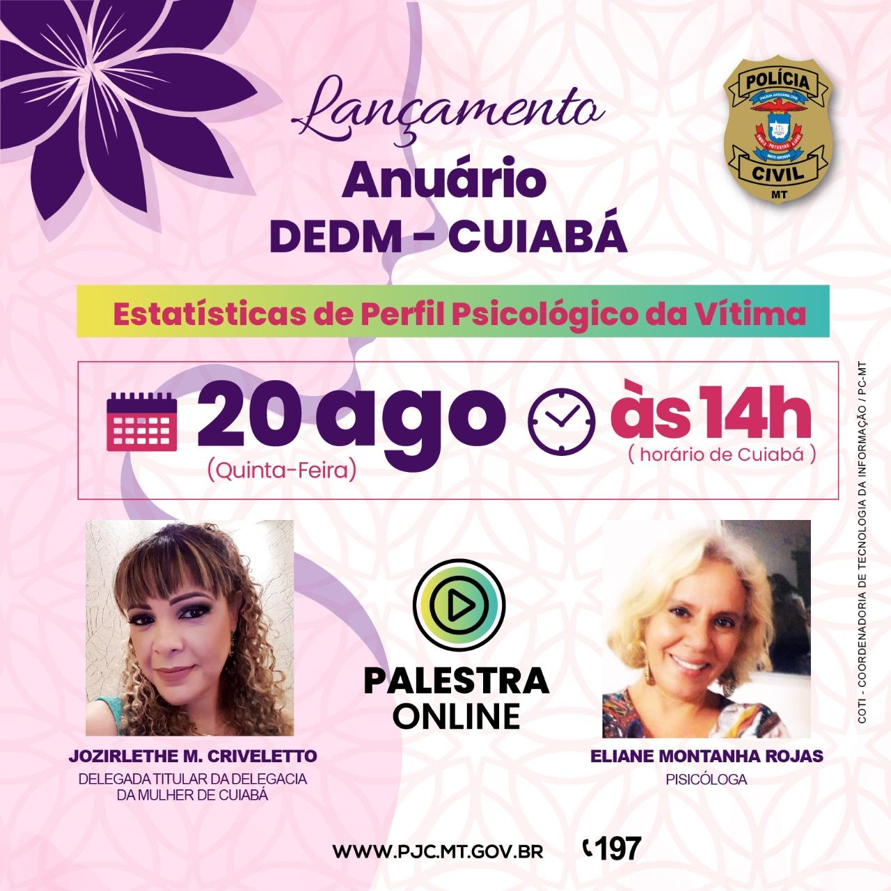 PJC divulga na próxima quinta-feira 3ª DEDM Cuiabá