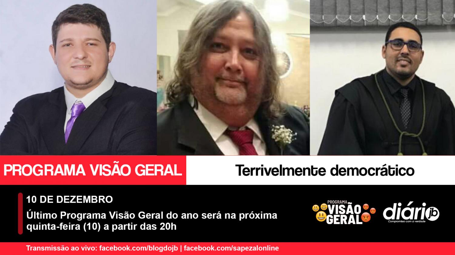 Último Visão Geral do ano será na próxima quinta-feira