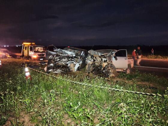 Dois morrem e sete ficam feridos em acidente na BR-163