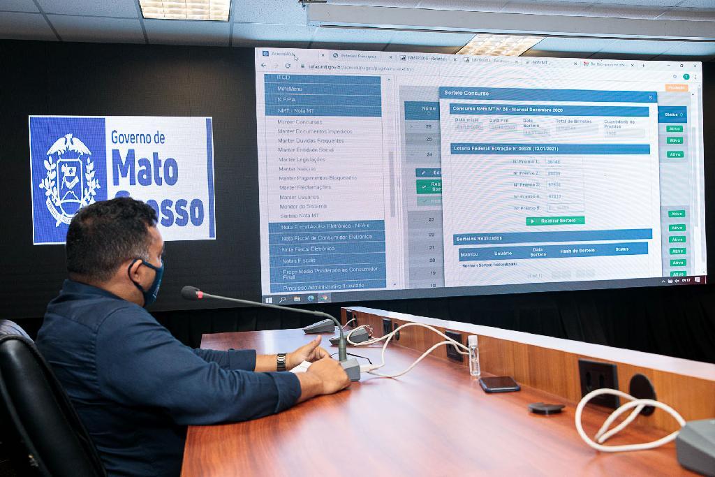 Mais de mil mato-grossenses são sorteados em novo sorteio do Nota MT