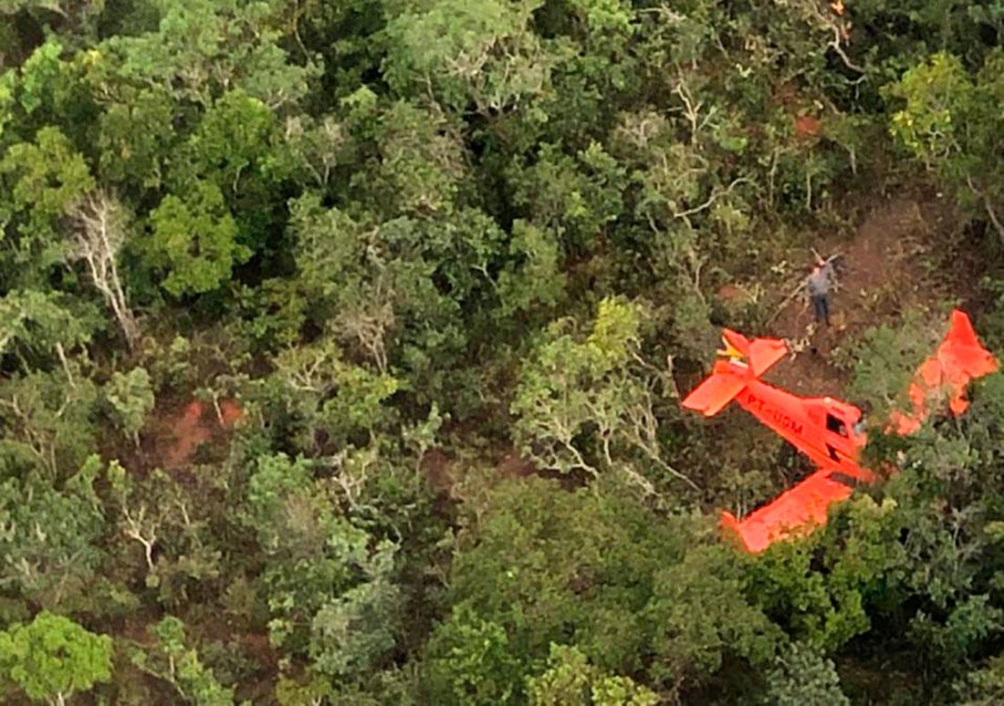 Falha em motor pode ter causado queda de aeronave em Campo Novo do Parecis
