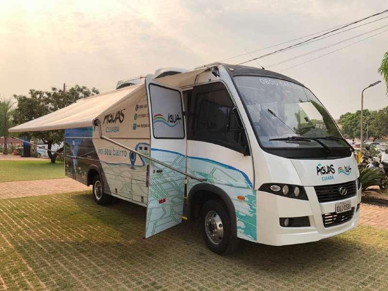 Unidade móvel da Águas Cuiabá visita mais três bairros em fevereiro