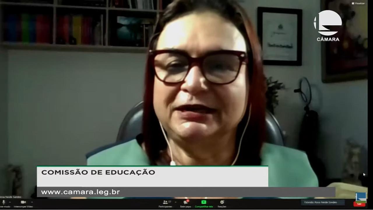 Deputada Rosa Neide rebate ministro da Educação sobre veto da PL 3477