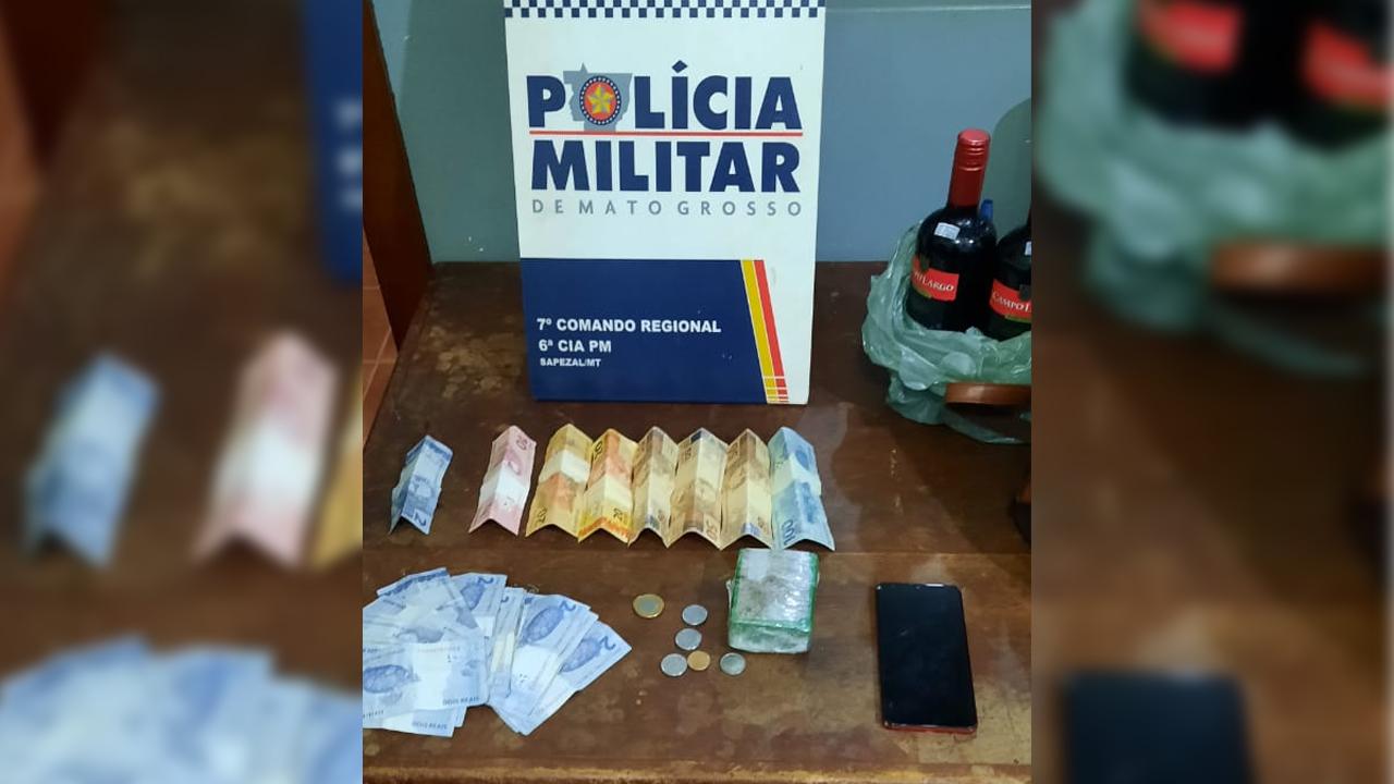 Casal é preso por tráfico de drogas em Sapezal