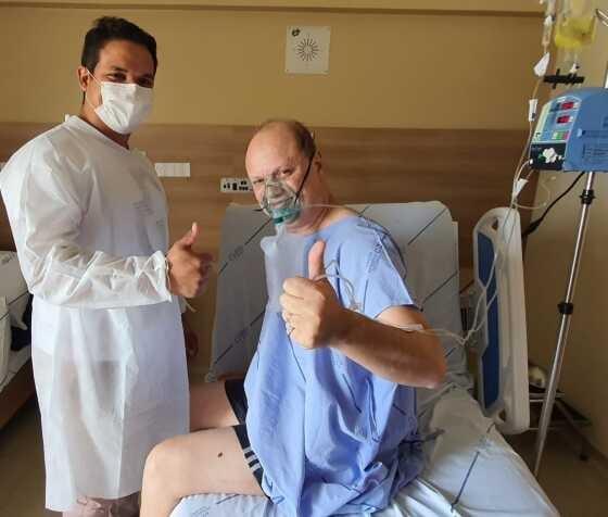 Jornalista e apresentador Andersen Navarro tem melhora significativa após ser diagnosticado com Covid-19