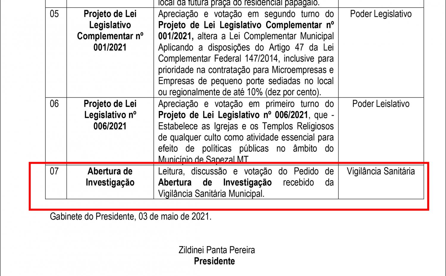 Pedido de investigação por suposta interferência de Casagrande em fiscalização entra na pauta da sessão desta segunda