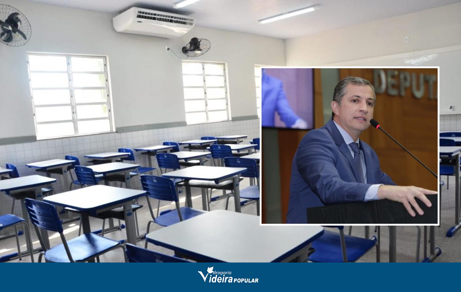 Escola Luiz Frutuoso em Sapezal recebe 24 ares-condicionados através de emenda parlamentar de Faissal Calil