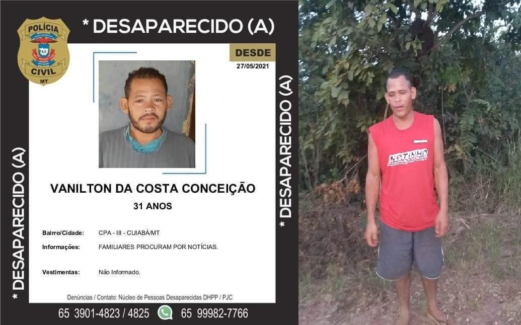 Moradora de Sapezal procura irmão desaparecido em Cuiabá
