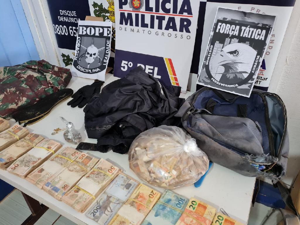 Polícia recupera quase meio milhão de reais de roubo em cooperativas