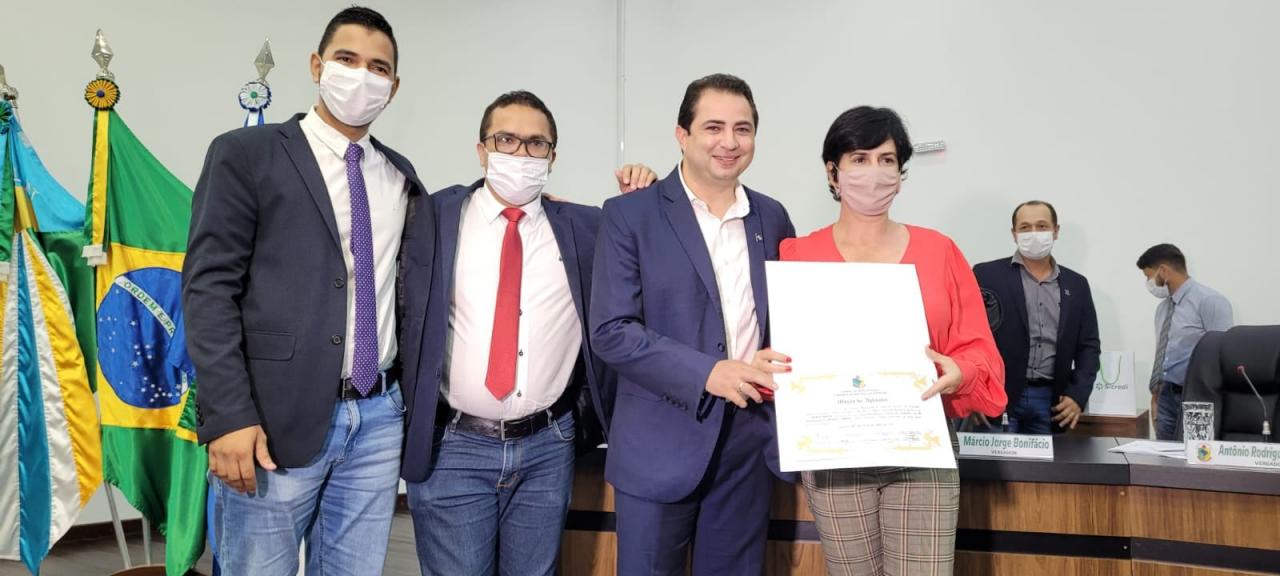 Presidente da MT PAR recebe homenagem na Câmara de Sapezal