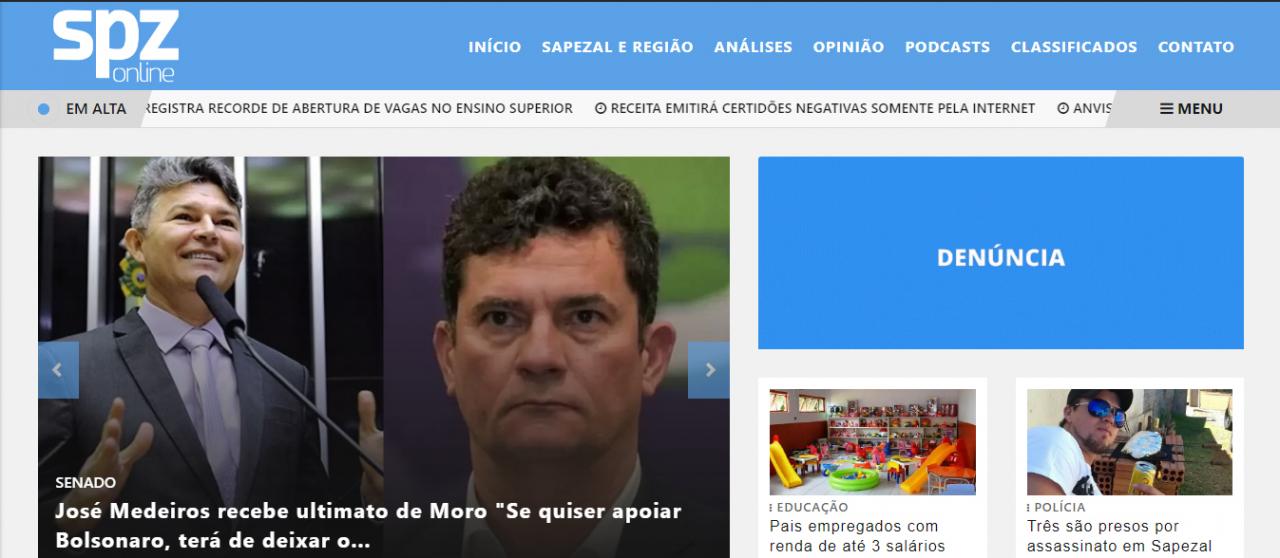 Spz Online fecha 2021 com mais de 540 mil visitas; Mais de 189 mil pessoas passaram pelo site