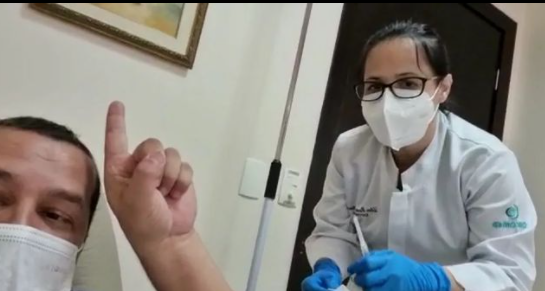 Pelas redes sociais, vereador Franço Comemora última quimioterapia 