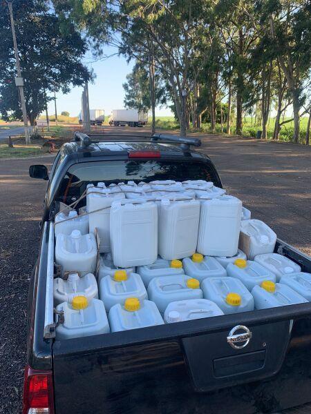 Mais de 600 litros de agrotóxicos irregulares são interceptados em Pedra Preta; Destino era Sapezal