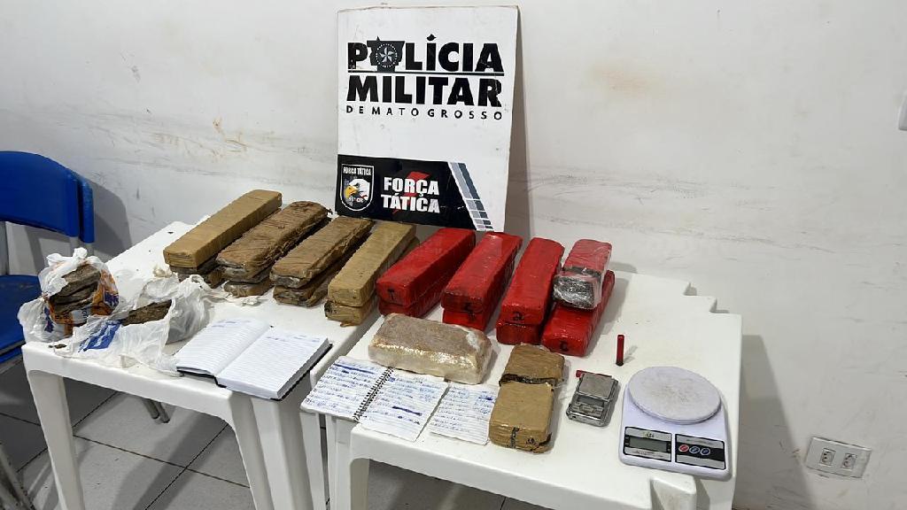 Polícia Militar apreende 25 quilos de drogas e prende cinco pessoas