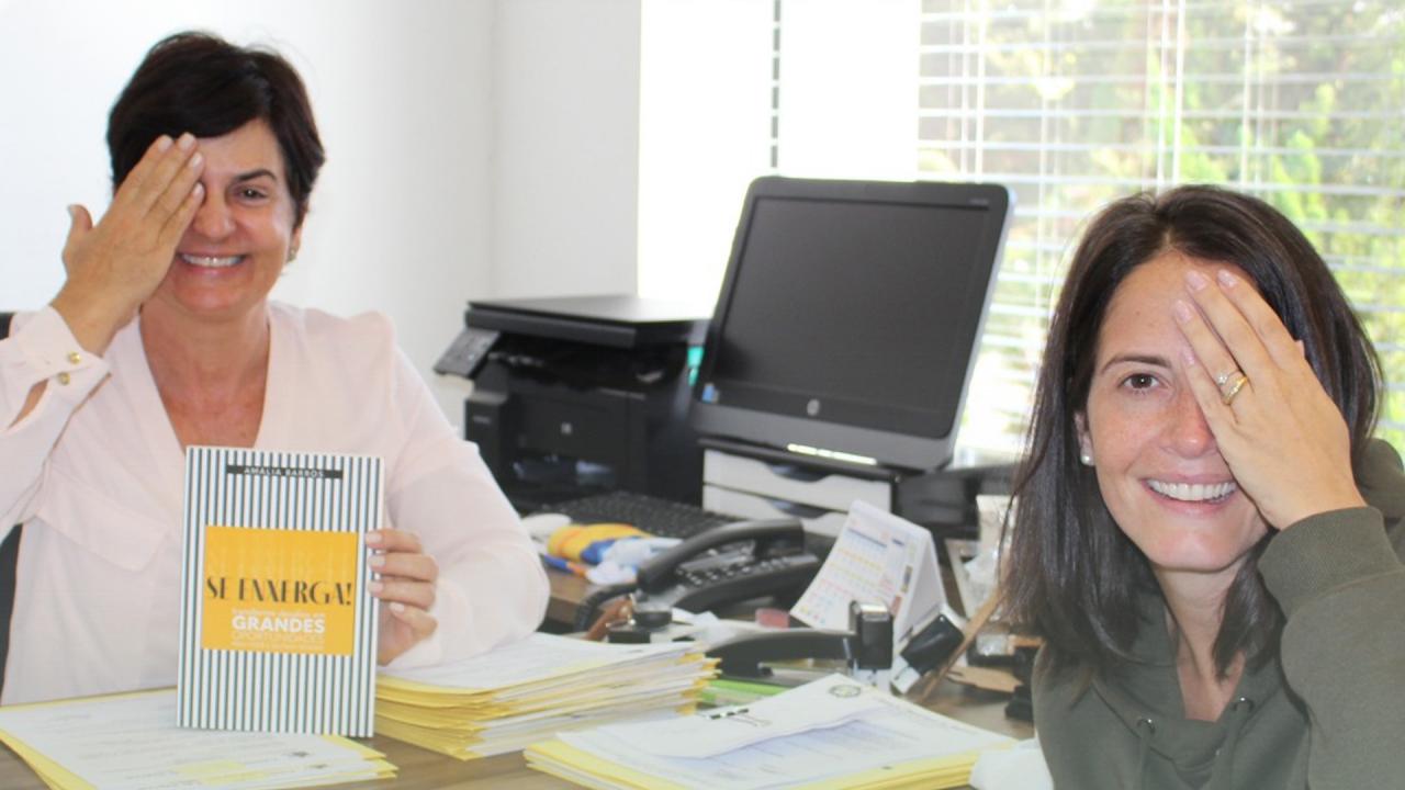 Presidente Dra. Zildinei recebe a visita da Jornalista e pré candidata a Deputada Federal Amália Barros.