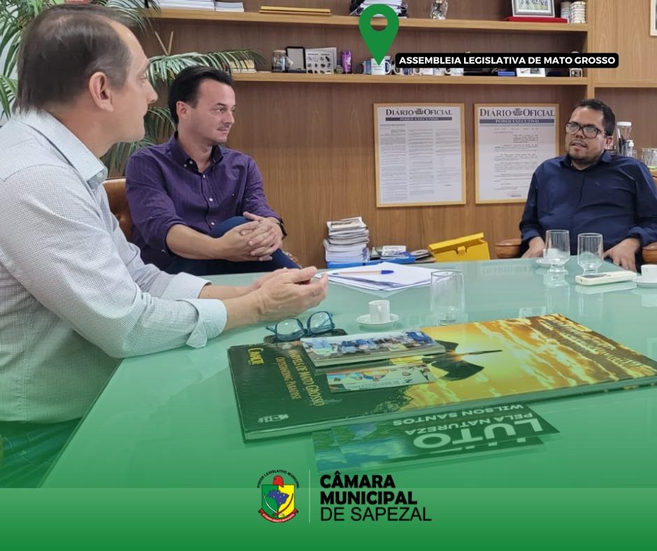 Vereador cumpre agenda na Assembleia Legislativa e na Secretaria de Estado de Agricultura Familiar – SEAF.