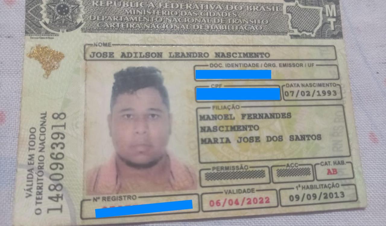 José Adilson perdeu a carteira com seu salário do mês e pede ajuda para encontra-la