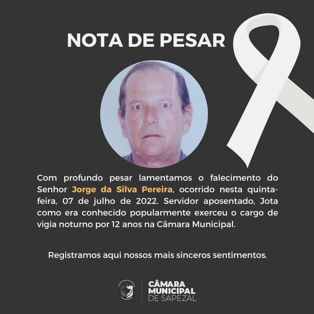 Morre Jota Silva, servidor da Câmara Municipal de Sapezal