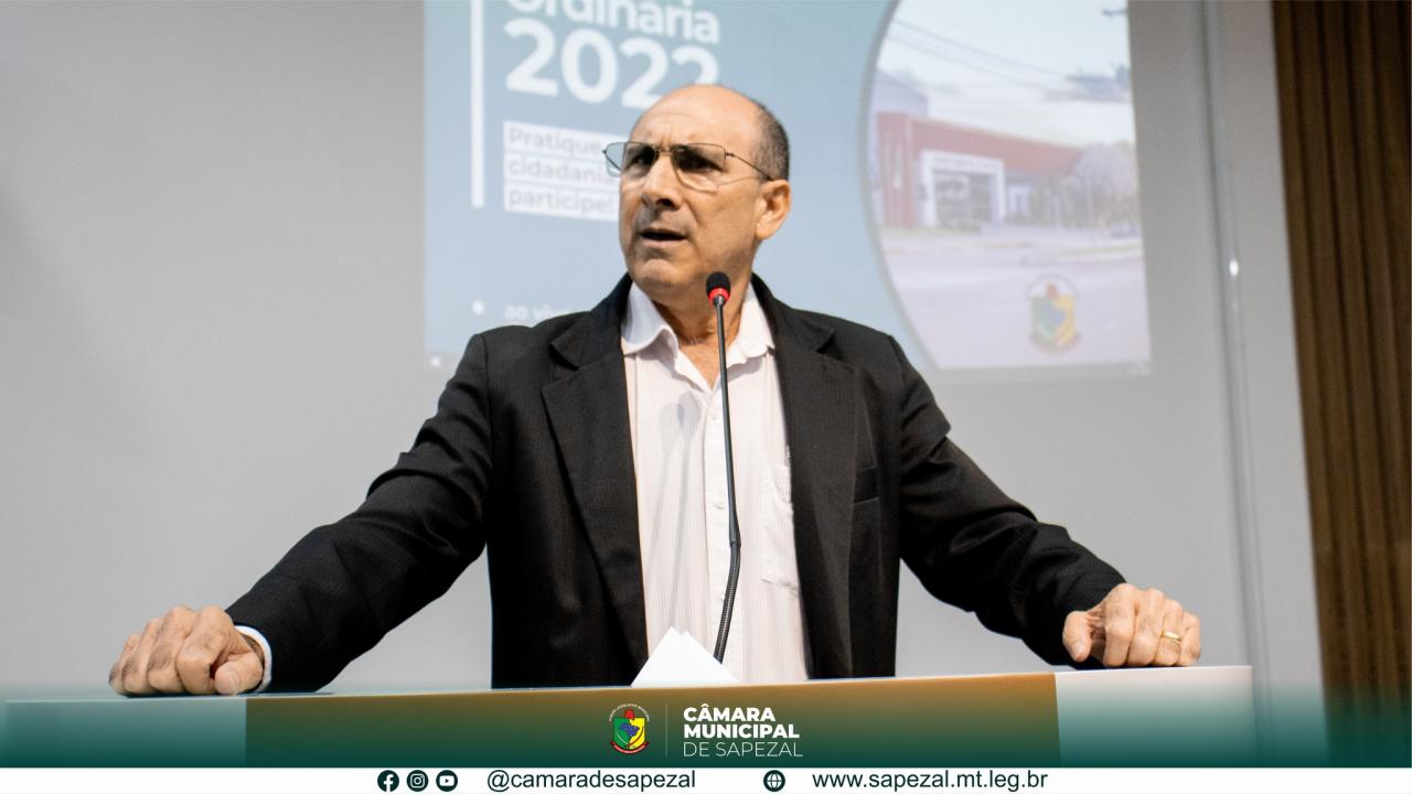 Vereador ataca jornalista e defende atos golpistas na tribuna da Câmara de Vereadores de Sapezal