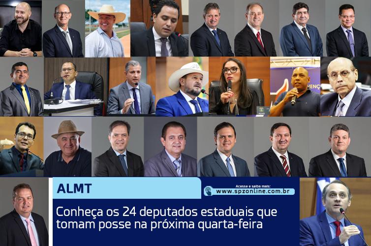 Conheça os 24 deputados estaduais que tomam posse na próxima quarta-feira (01)