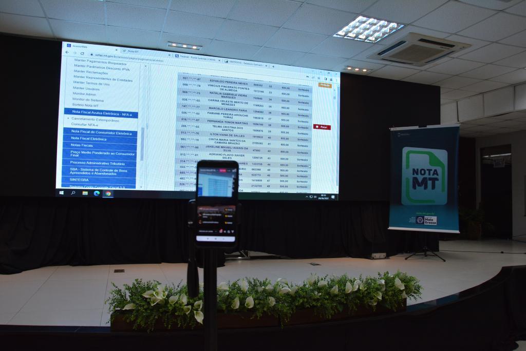 Programa Nota MT distribuirá R$ 900 mil em prêmios nesta quinta-feira
