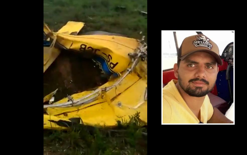 Piloto morre após avião cair em propriedade rural de Juína