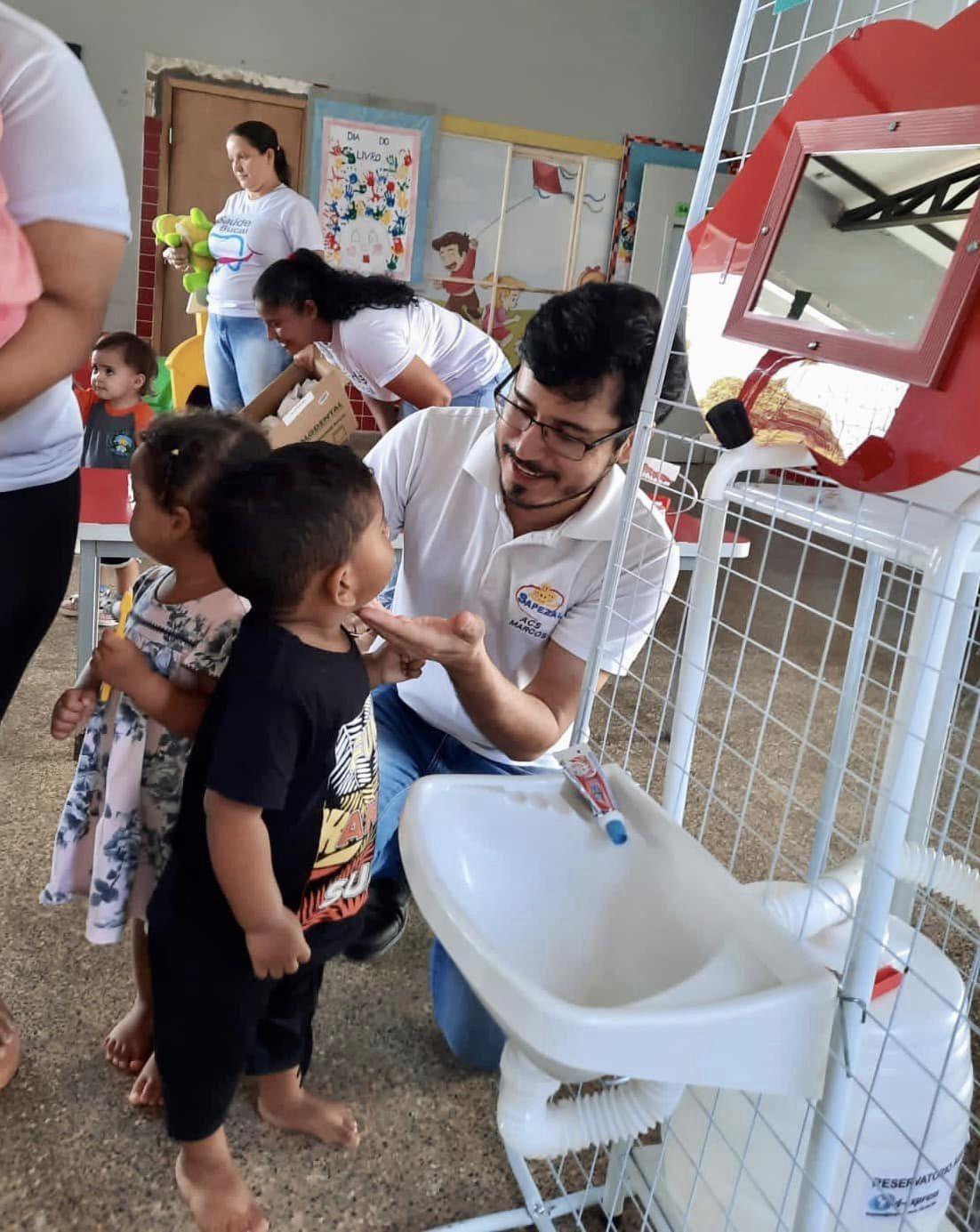 Programa Saúde na Escola promove ação de Saúde Bucal em parceria com a Creche Raquel Mochi