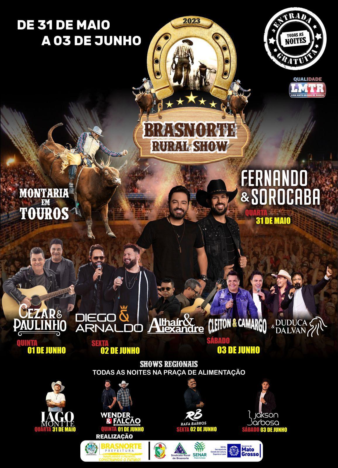 Brasnorte Rural Show promove uma semana de diversão e negócios na região