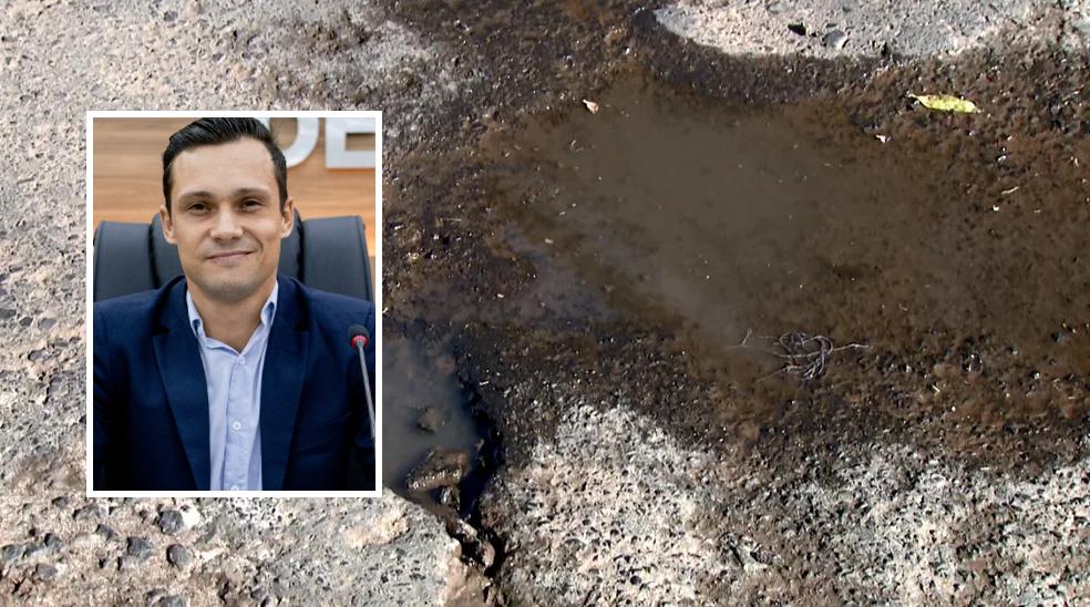 Vereador Eliston Guarda cobra soluções para descarte irregular de esgoto no Bairro Jardim Sapezal