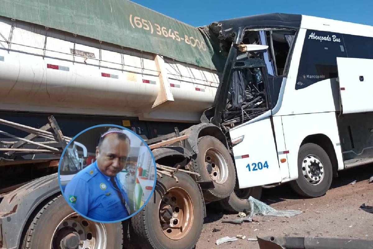 Motorista de ônibus que morreu em acidente na MT-235 pode ter dormido ao volante