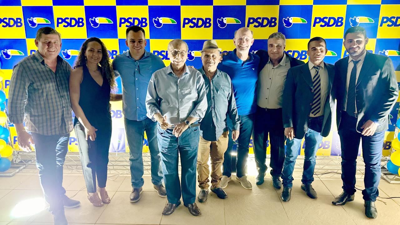 Grupo de Sapezal participa de evento estadual do PSDB em Cuiabá