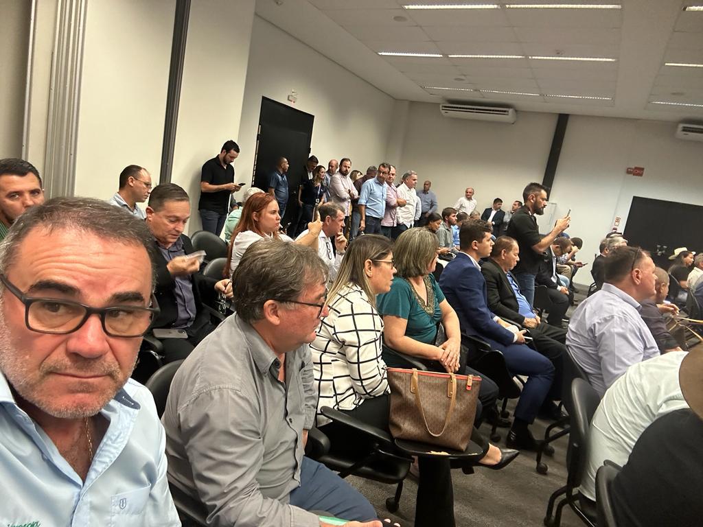 O dirigente da Aprosoja, Guarino Fernandes participou do evento