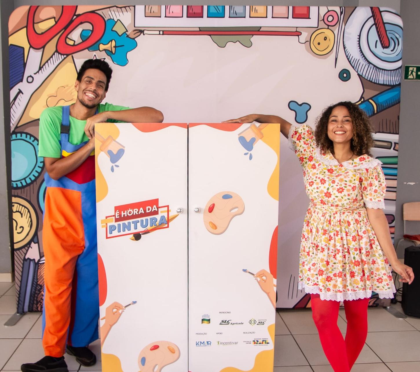 Projeto “É Hora da Pintura” levou arte para crianças de  Sapezal e Campo Novo do Parecis