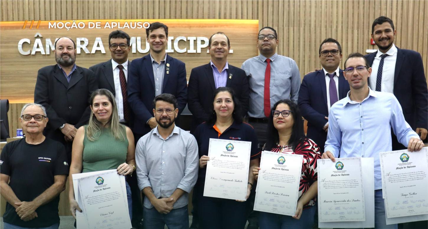 Câmara Municipal homenageia equipe da Escola Jaime Marcelo Schecheli pela conquista no programa Alfabetiza MT