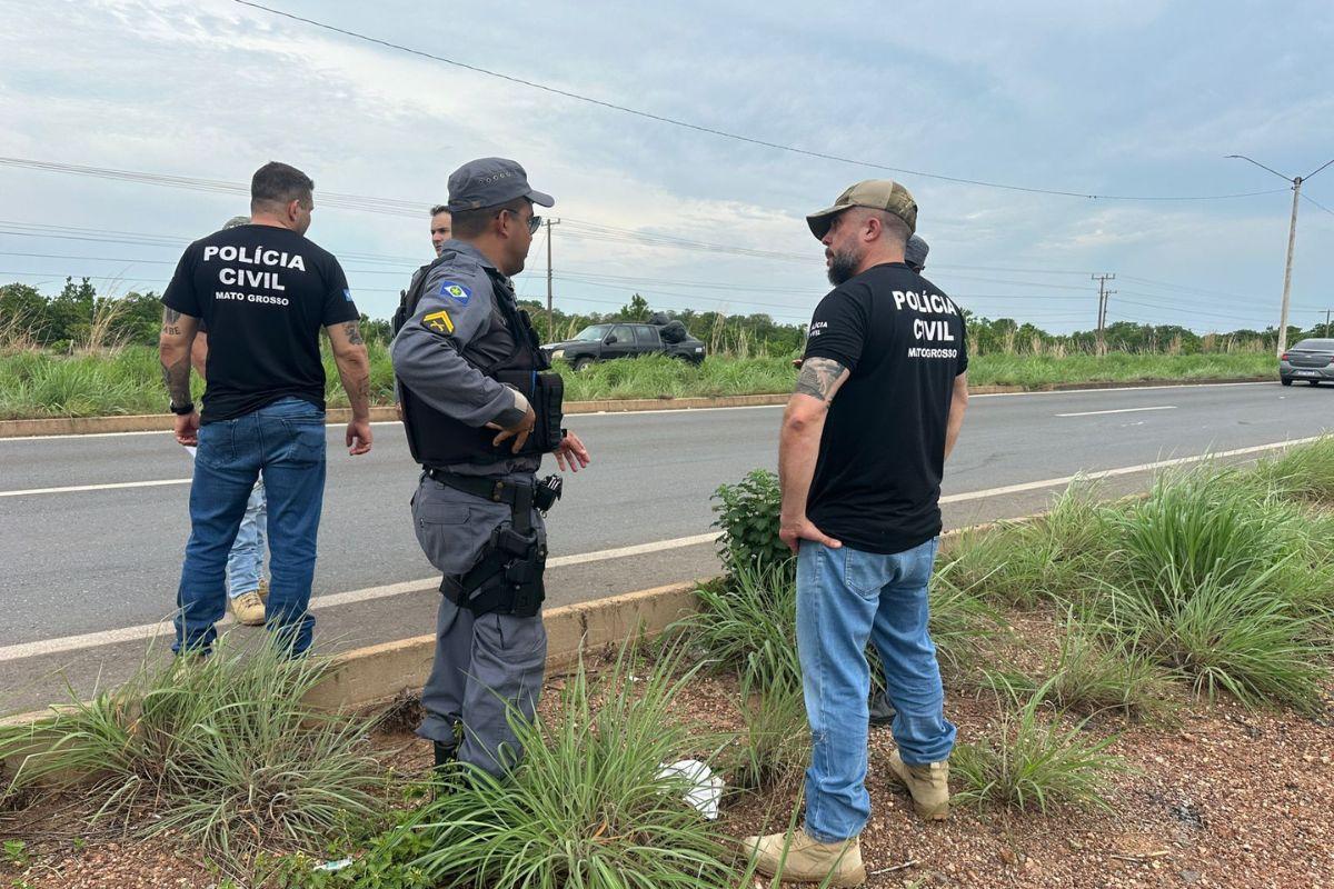 Homem é morto a pedradas e tiros em rodovia de Cuiabá; dois suspeitos são presos  