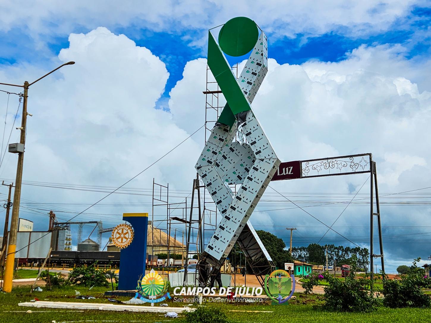 Campos de Júlio prepara inauguração de monumento na entrada da cidade