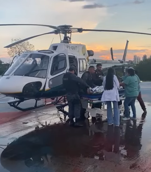 Policial aposentado é baleado após agredir a esposa em Cuiabá