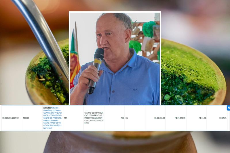 Prefeitura de Sapezal destina verba pública para compra de 700 kg de erva de chimarrão