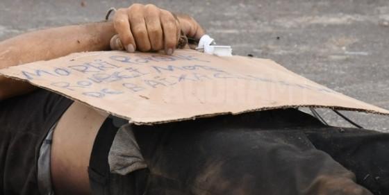 Corpo de homem é encontrado em Rondonópolis com recado 