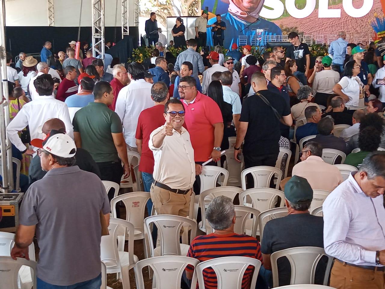 Presidente da Câmara de Sapezal participa de lançamento do Programa Solo Vivo em Campo Verde