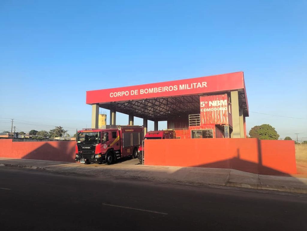 Corpo de Bombeiros inaugura nova unidade em Comodoro nesta segunda-feira