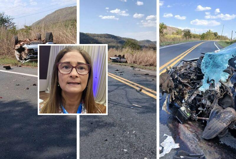Prefeita de Barão de Melgaço sobrevive a grave acidente; motorista de outro carro morre no local