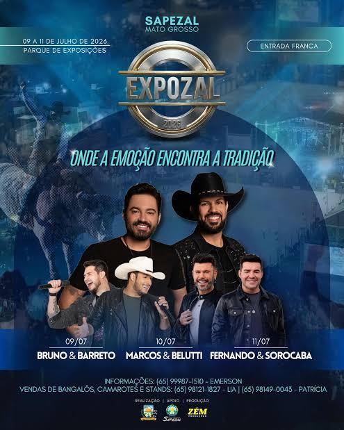 Com entrada franca, Expozal 2026 promete lotar Parque de Exposições em julho