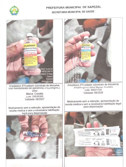 Medicamentos apreendidos em clínica de ex-primeira-dama podem causar intoxicação, arritmias e outras complicações