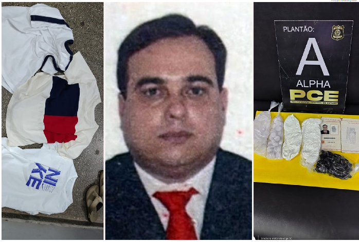 Advogado é levado à delegacia após tentar entrar com comprimidos e pó branco na PCE