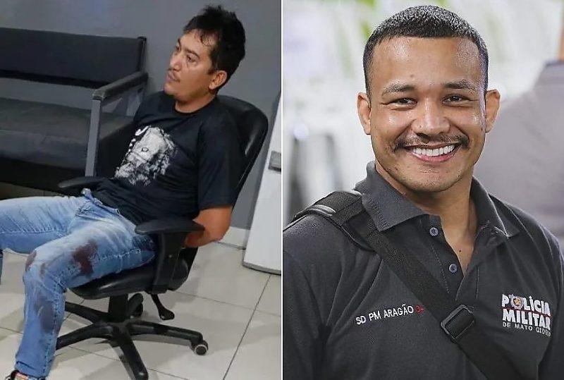 Justiça mantém preso suspeito de matar cabo da PM durante aula em Várzea Grande