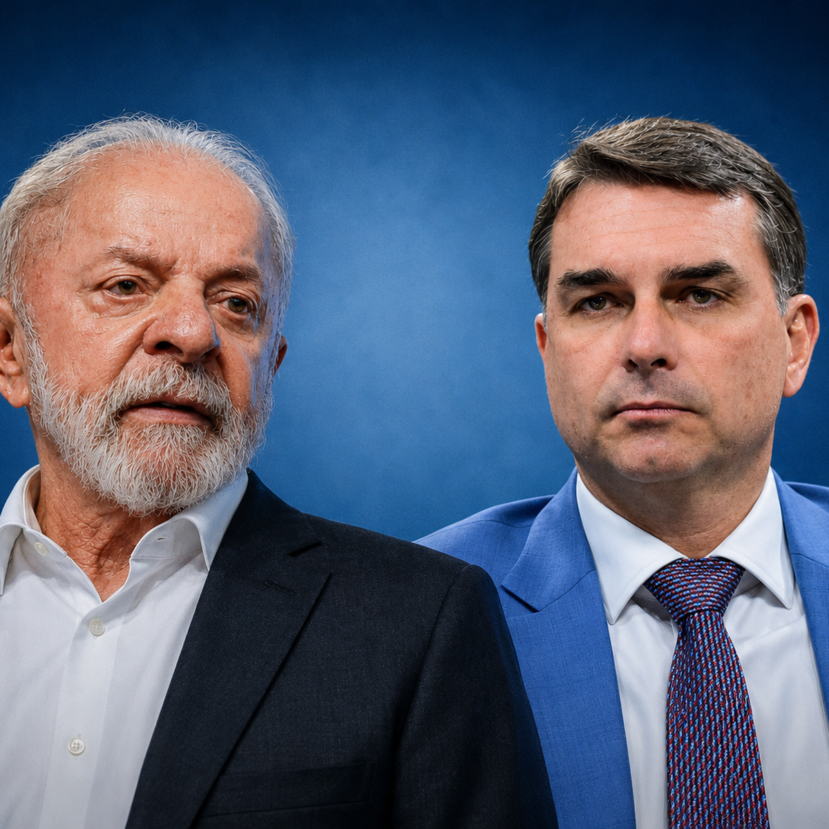 Lula tem 39% e Flávio 33% no 1° turno