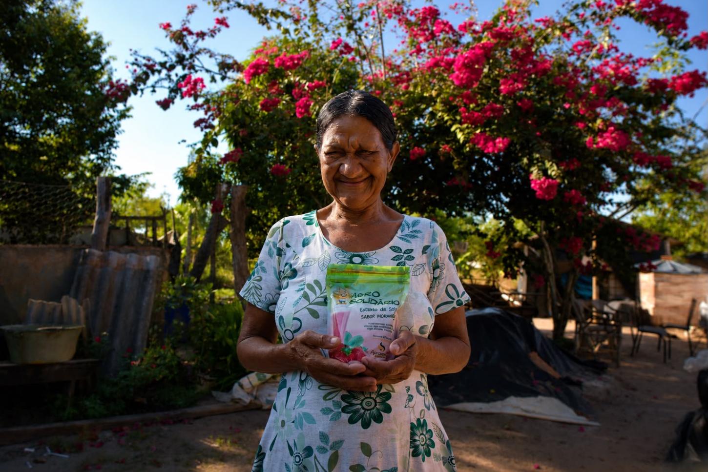 Moradora de Campos de Júlio encontra no Agrosolidário apoio à alimentação e convivência social