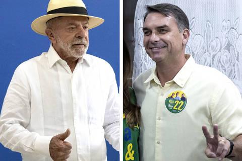 Flávio Bolsonaro e Lula vão disputar segundo turno pela Presidência