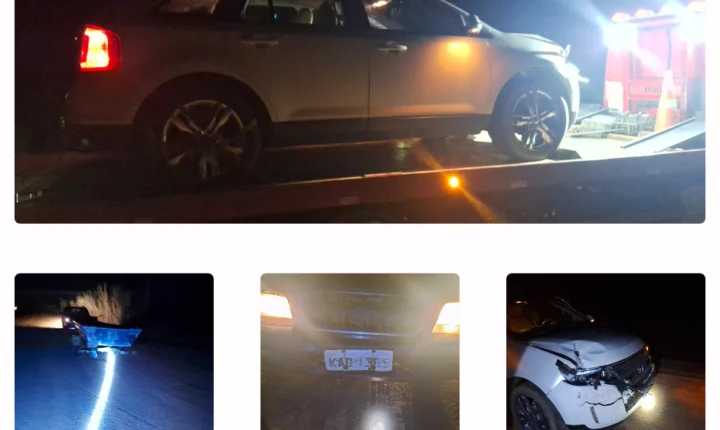 Acidente na MT-235 envolve veículo com reboque sem iluminação e causa prejuízo de cerca de R$ 16 mil